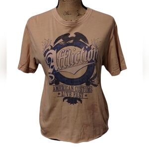 Affliction American Customs Live Fast Shirt Size S